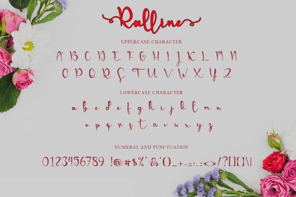 Ralline Font Poster 7