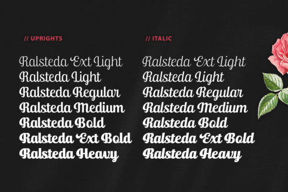 Ralsteda Font Poster 2