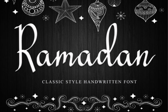 Ramadan Font Poster 1