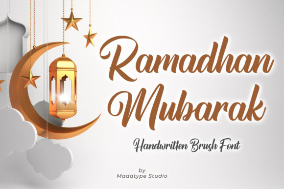 Ramadhan Mubarak Font Poster 1