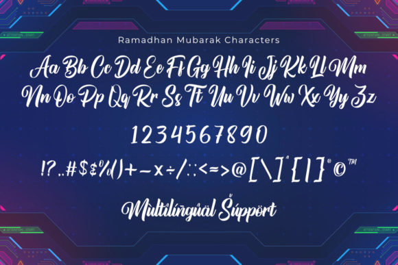 Ramadhan Mubarak Font Poster 7