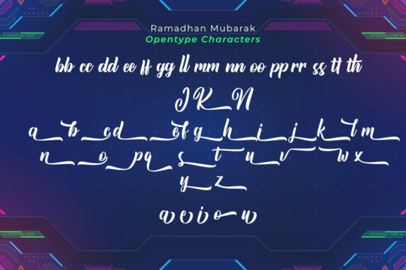 Ramadhan Mubarak Font Poster 8