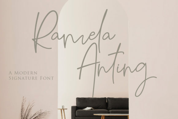 Ramela Anting Font Poster 1