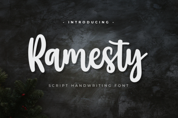 Ramesty Font Poster 1