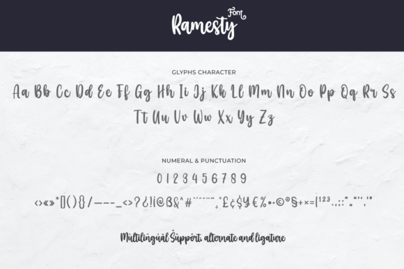 Ramesty Font Poster 10