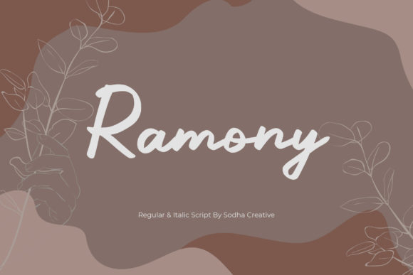 Ramony Font Poster 1
