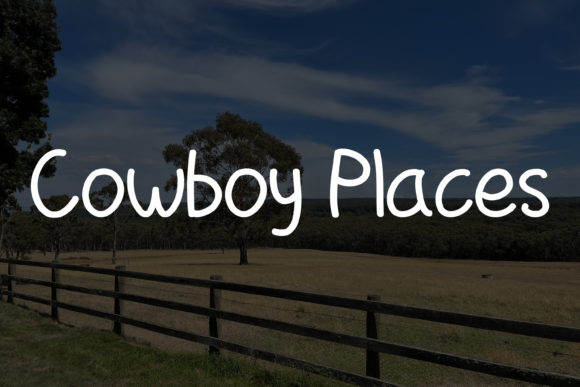 Ranch Farm Font Poster 4