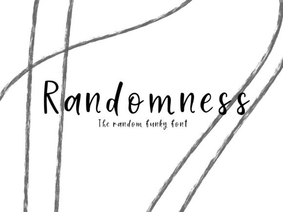 Randomness Font Poster 1