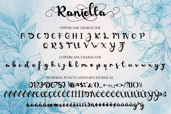 Raniella Font Poster 7