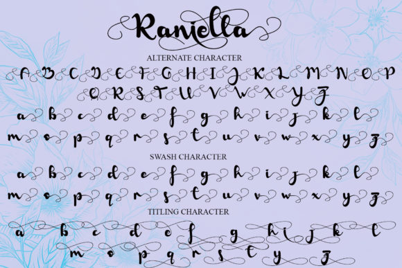 Raniella Font Poster 8