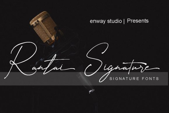 Rantai Signature Font