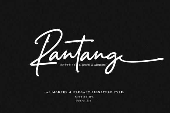 Rantang Font Poster 1