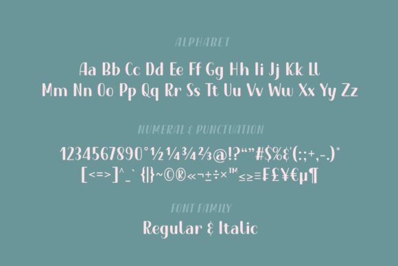 Rarey Font Poster 3