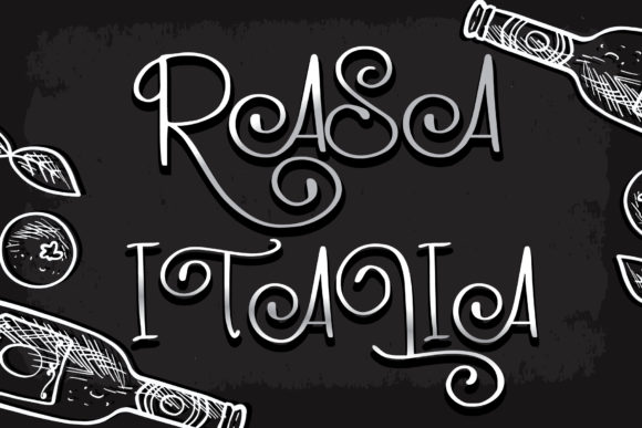 Rasa Italia Font Poster 2