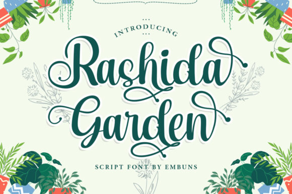 Rashida Garden Font Poster 1