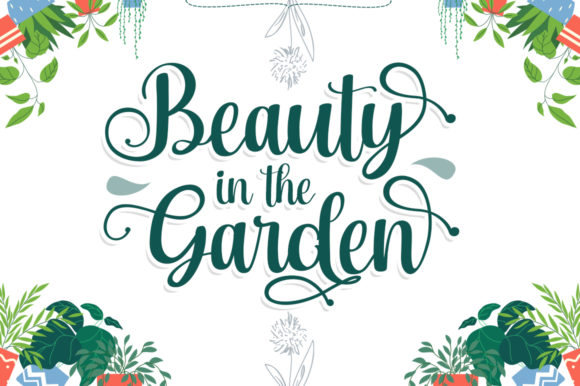 Rashida Garden Font Poster 3