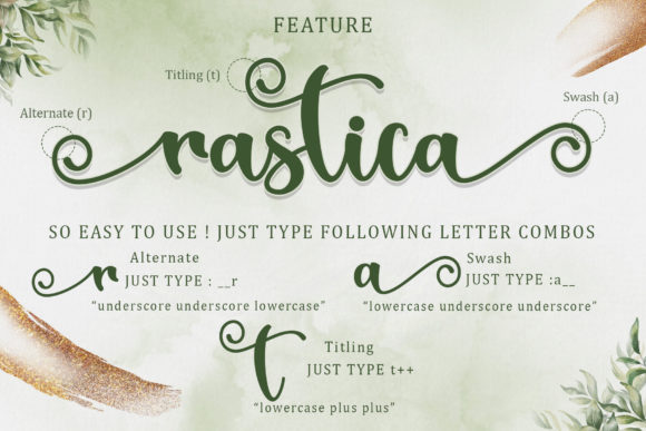 Rastica Font Poster 8