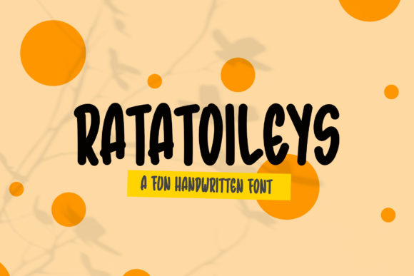 Ratatoileys Font Poster 1