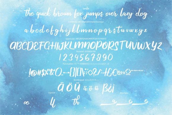 Ratene Font Poster 6