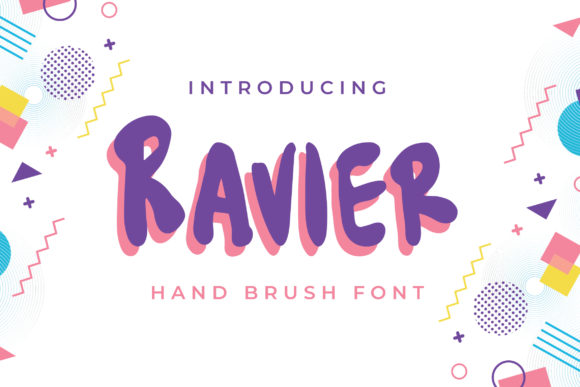 Ravier Font Poster 1