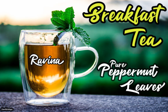 Ravina Feuille Font Poster 6