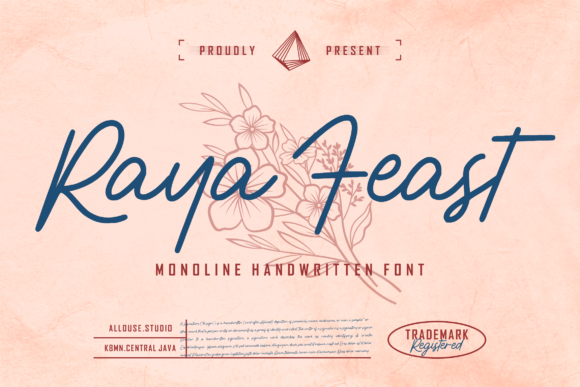 Raya Feast Font Poster 1