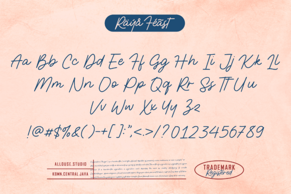 Raya Feast Font Poster 10