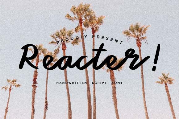 Reacter Font