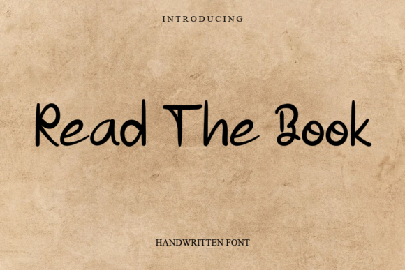 Read the Book Font