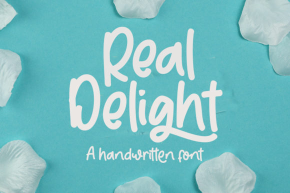 Real Delight Font Poster 1