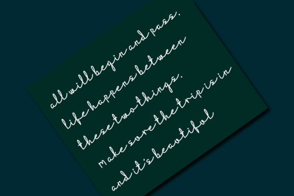 Real Estate Font Poster 2