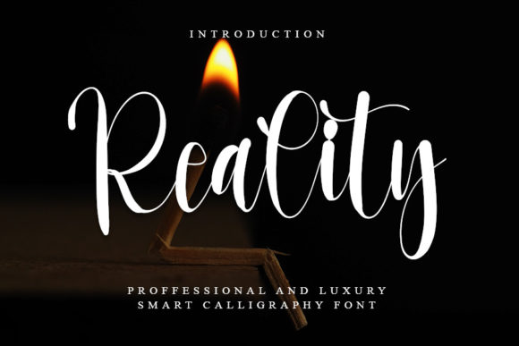 Reality Font Poster 1