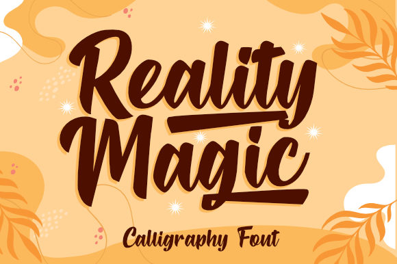 Reality Magic Font Poster 1