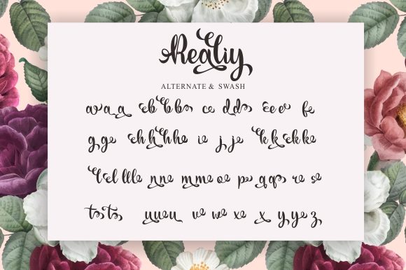 Realiy Font Poster 7