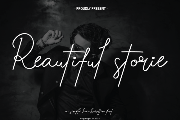 Reautiful Storie Font Poster 1