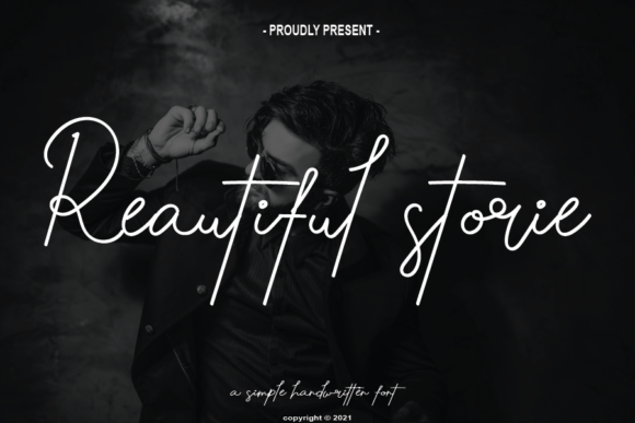 Reautiful Storie Font Reautiful Storie Font Poster 1