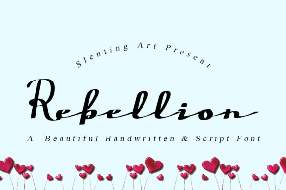 Rebellion Font Poster 1
