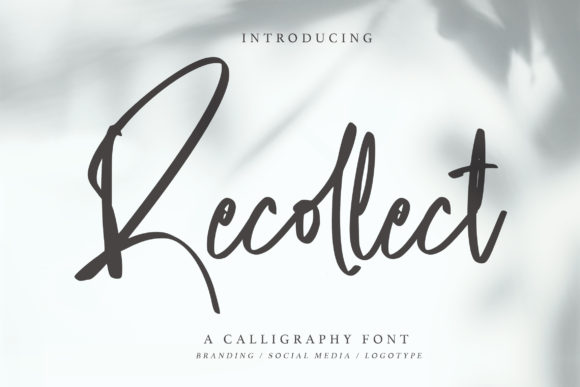 Recollect Font