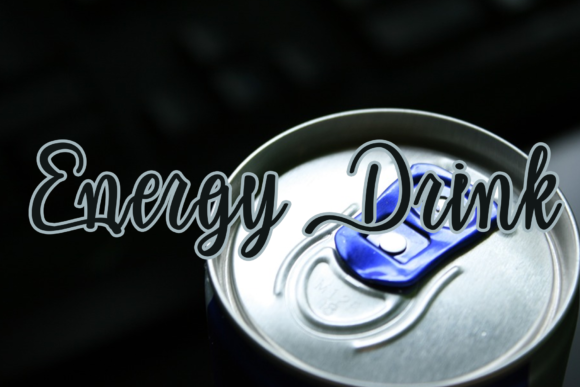 Red Bull Font Poster 2