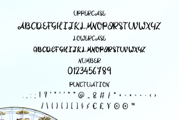 Red Claus Font Poster 3