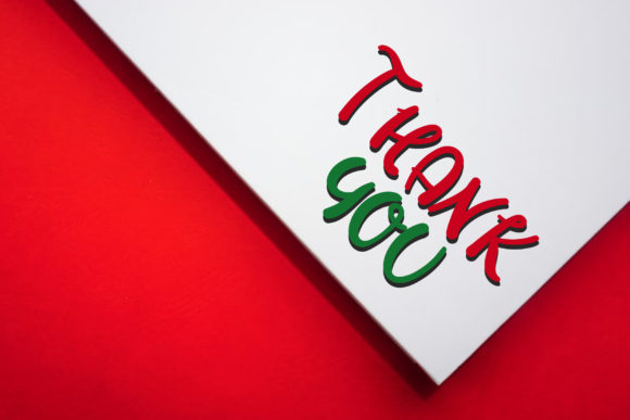 Red Claus Font Poster 5