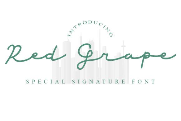 Red Grape Font Poster 1