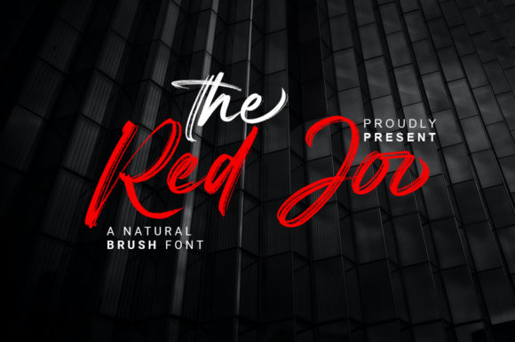 Red Joo Font Poster 1