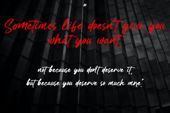 Red Joo Font Poster 2