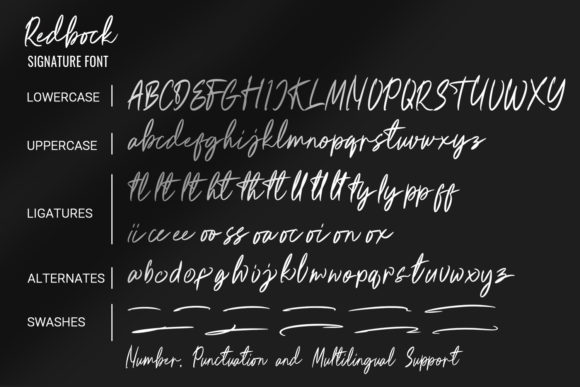 Redbock Font Poster 11