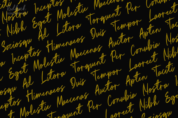 Redbock Font Poster 3