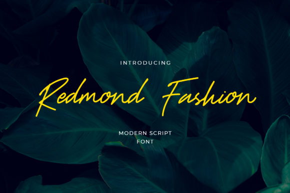 Redmond Fashion Font Poster 1