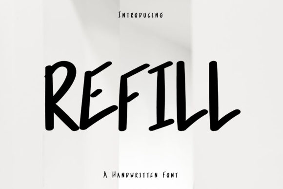 Refill Font Poster 1