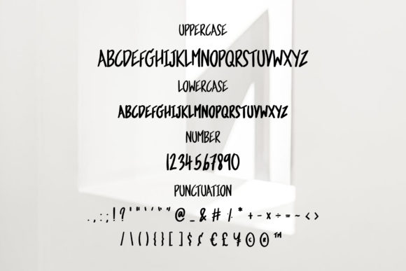 Refill Font Poster 3