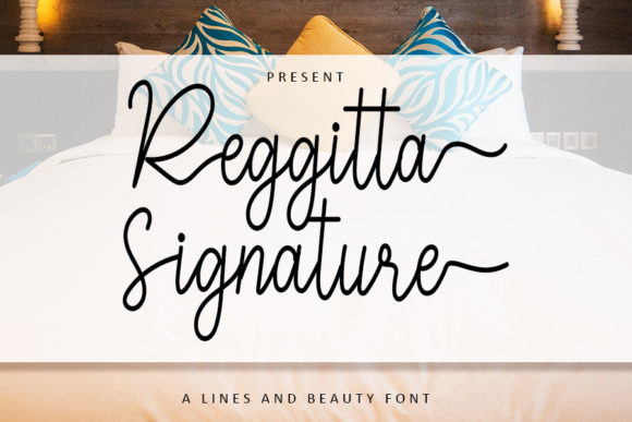 Reggitta Signature Font